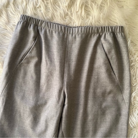 Zero + Maria Cornejo Gabi Grey Wool Jogger Sweatpants Casual Women’s Pants 4 - Picture 4 of 9